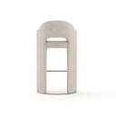 Overlap Bar Stool Ivory