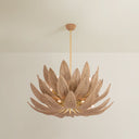 Vintage Gold Leaf Varanasi Chandelier 42" by Corbett Lighting, view 2