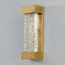Aged Brass Wharton Wall Sconce 5" x 15" by Hudson Valley, view 3