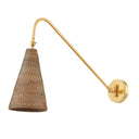 Aged Brass Averack Plug-In Sconce 5.75" by Hudson Valley