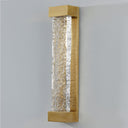 Aged Brass Wharton Wall Sconce 5" x 23" by Hudson Valley, view 2
