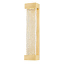 Aged Brass Wharton Wall Sconce 5" x 23" by Hudson Valley