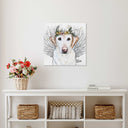 Memorial Floral Crown Pet Portrait