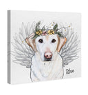 Memorial Floral Crown Pet Portrait