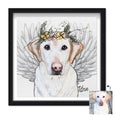 Memorial Floral Crown Pet Portrait