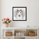 Memorial Floral Crown Pet Portrait