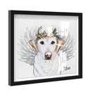 Memorial Floral Crown Pet Portrait
