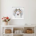 Memorial Floral Crown Pet Portrait