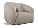 Elowen Fabric Upholstered Chair - Beige
