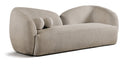 Elowen 91" Fabric Upholstered Sofa - Beige