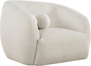 Elowen Fabric Upholstered Chair - Cream