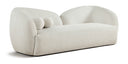 Elowen 91" Fabric Upholstered Sofa - Cream