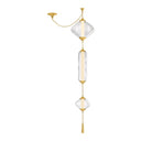Vintage Polished Brass Fiorello Pendant 12.5" by Corbett Lighting, view 3