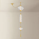 Vintage Polished Brass Fiorello Pendant 12.5" by Corbett Lighting, view 4