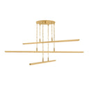 Vintage Brass Cortina Chandelier 72" by Corbett Lighting