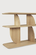 Natural Geometric Sofa Console