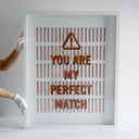 Perfect Match - Limited Edition 3D Art