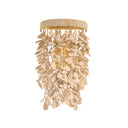 Vintage Gold Leaf Naxos Chandelier 30" by Corbett Lighting, view 7
