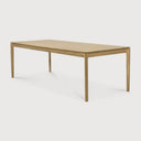 79" Varnished Oak Bok Dining Table