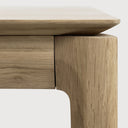 95" Varnished Oak Bok Dining Table