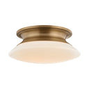 Patina Brass Crompond Flush Mount 12" by Hudson Valley