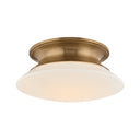 Patina Brass Crompond Flush Mount 16" by Hudson Valley