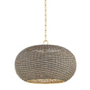 Aged Brass Penarth Pendant 24" by Hudson Valley