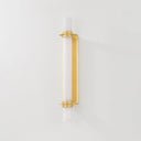 Aged Brass Groveland Station Wall Sconce 4.75" x 27.75" by Hudson Valley, view 3