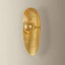Vintage Gold Leaf Meena Wall Sconce 8.5" by Corbett Lighting