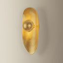 Vintage Gold Leaf Meena Wall Sconce 8.5" by Corbett Lighting, view 5