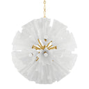 Aged Brass Capri Chandelier 38" by Hudson Valley