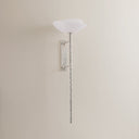 Warm Silver Leaf Coppa Wall Sconce 12.5" by Corbett Lighting, view 2