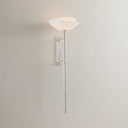 Warm Silver Leaf Coppa Wall Sconce 12.5" by Corbett Lighting