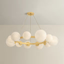 Aged Brass Pacama Chandelier 40.25" by Hudson Valley, view 7