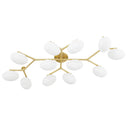 Aged Brass Wagner Semi Flush 33.75" x 7.75" (5559-AGB) by Hudson Valley