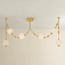 Vintage Brass Corda Linear 58" by Corbett Lighting