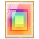 Neon Geo 1 | Acrylic Panel by Oliver Gal, view 7