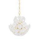 Vintage Gold Leaf Barrytown Chandelier 24" by Hudson Valley