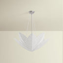 Warm Silver Leaf Azores Chandelier 28" by Corbett Lighting
