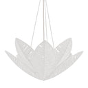 Warm Silver Leaf Azores Chandelier 28" by Corbett Lighting, view 3