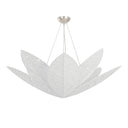 Warm Silver Leaf Azores Chandelier 28" by Corbett Lighting, view 4