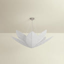 Warm Silver Leaf Azores Chandelier 40" by Corbett Lighting, view 3