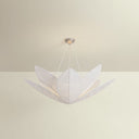 Warm Silver Leaf Azores Chandelier 40" by Corbett Lighting