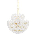 Vintage Gold Leaf Barrytown Chandelier 34" by Hudson Valley