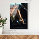 Riding in Chrome - Framed Art