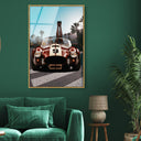 Legs up Cobra - Framed Acrylic Art