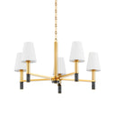 Aged Brass Montreal Chandelier 30" by Hudson Valley