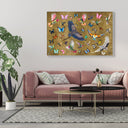 Exotic Singapore Birds - With Gold Leaf