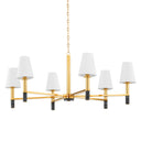 Aged Brass Montreal Chandelier 40" by Hudson Valley