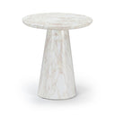 Cassino Concrete Indoor/Outdoor End Table - White